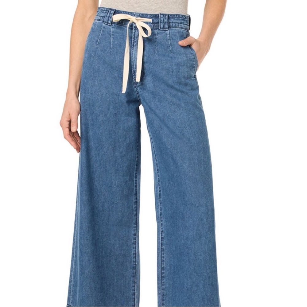 Joe’s Mexico Tie-front Trousers Wide Leg Jeans - sz 34 P